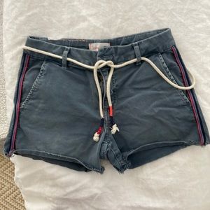 Sundry Navy Shorts with Stripe Size 24
